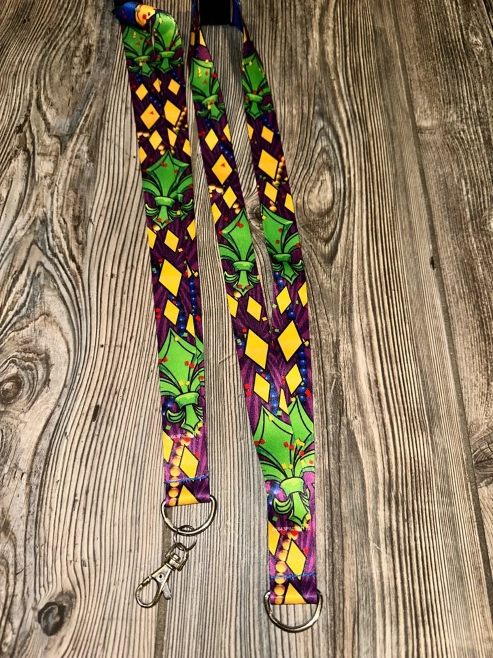 Universal Mardi Gras Lanyards in Purple, Yellow, Green & Orange Harry Potter